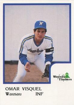 1986 ProCards Wausau Timbers #27 Omar Vizquel Front