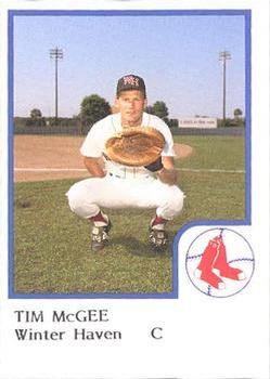 1986 ProCards Winter Haven Red Sox #NNO Tim McGee Front