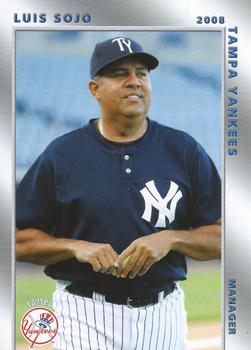 2008 Grandstand Tampa Yankees #30 Luis Sojo Front