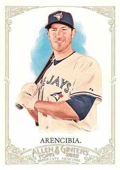 2012 Topps Allen & Ginter #108 J.P. Arencibia Front