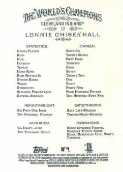 2012 Topps Allen & Ginter #17 Lonnie Chisenhall Back