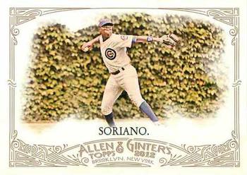 2012 Topps Allen & Ginter #242 Alfonso Soriano Front