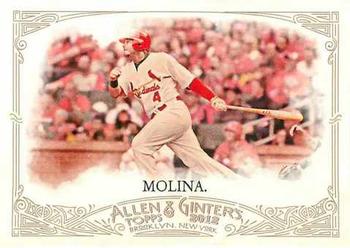 2012 Topps Allen & Ginter #66 Yadier Molina Front