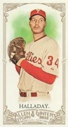 2012 Topps Allen & Ginter - Mini A & G Back Red #90 Roy Halladay Front