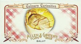 2012 Topps Allen & Ginter - Mini Culinary Curiosities #CC9 Balut Front