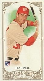 2012 Topps Allen & Ginter - Mini No Card Number #NNO Bryce Harper Front
