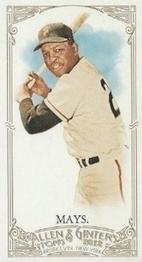 2012 Topps Allen & Ginter - Mini No Card Number #NNO Willie Mays Front