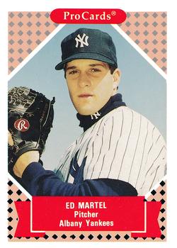 1991-92 ProCards Tomorrow's Heroes #112 Ed Martel Front