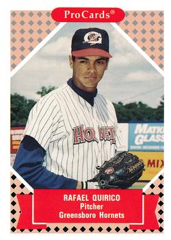 1991-92 ProCards Tomorrow's Heroes #126 Rafael Quirico Front