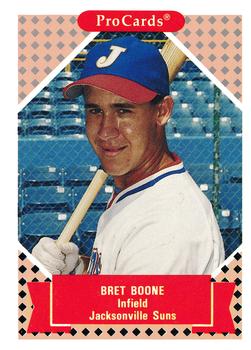 1991-92 ProCards Tomorrow's Heroes #142 Bret Boone Front