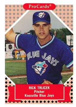1991-92 ProCards Tomorrow's Heroes #166 Rick Trlicek Front