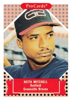 1991-92 ProCards Tomorrow's Heroes #182 Keith Mitchell Front