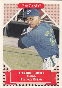 1991-92 ProCards Tomorrow's Heroes #203 Fernando Ramsey Front