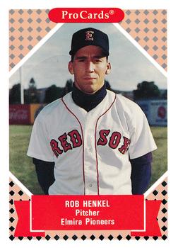 1991-92 ProCards Tomorrow's Heroes #26 Rob Henkel Front