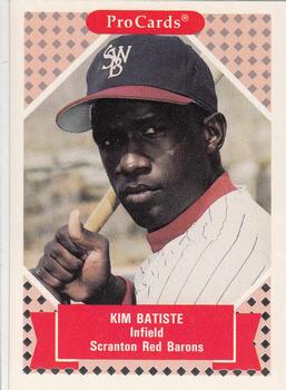 1991-92 ProCards Tomorrow's Heroes #293 Kim Batiste Front