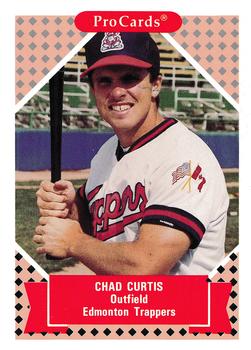 1991-92 ProCards Tomorrow's Heroes #29 Chad Curtis Front