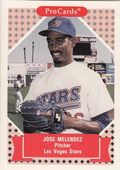 1991-92 ProCards Tomorrow's Heroes #332 Jose Melendez Front