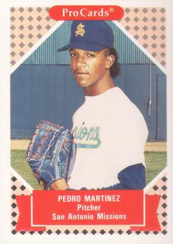 1991-92 ProCards Tomorrow's Heroes #244 Pedro Martinez Front