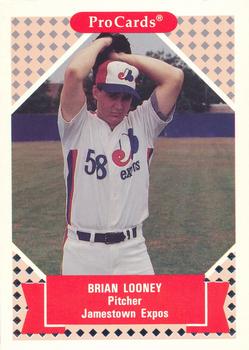 1991-92 ProCards Tomorrow's Heroes #269 Brian Looney Front
