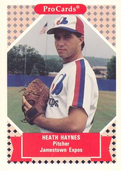 1991-92 ProCards Tomorrow's Heroes #272 Heath Haynes Front