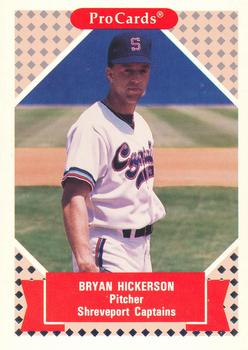 1991-92 ProCards Tomorrow's Heroes #349 Bryan Hickerson Front