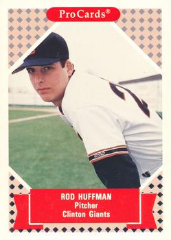 1991-92 ProCards Tomorrow's Heroes #355 Rod Huffman Front