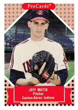 1991-92 ProCards Tomorrow's Heroes #52 Jeff Mutis Front