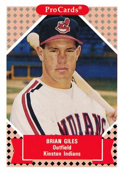 1991-92 ProCards Tomorrow's Heroes #56 Brian Giles Front