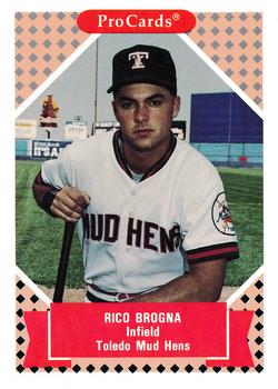 1991-92 ProCards Tomorrow's Heroes #63 Rico Brogna Front