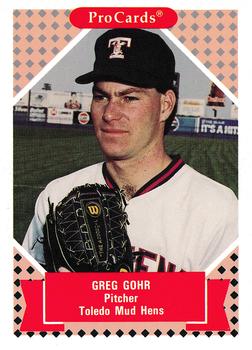 1991-92 ProCards Tomorrow's Heroes #65 Greg Gohr Front