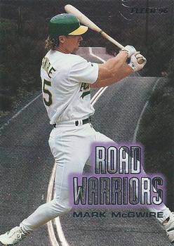 1996 Fleer - Road Warriors #4 Mark McGwire Front