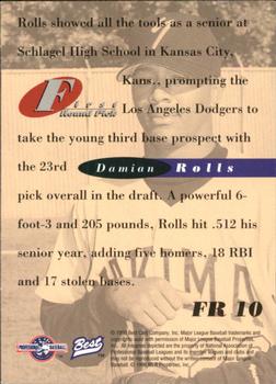 1996 Best - 1st Round Picks #FR 10 Damian Rolls Back