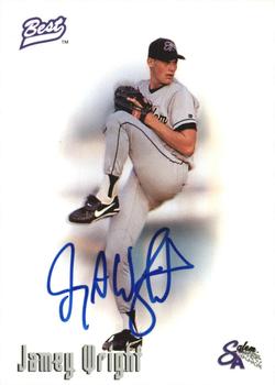 1996 Best - Autographs #NNO Jamey Wright Front