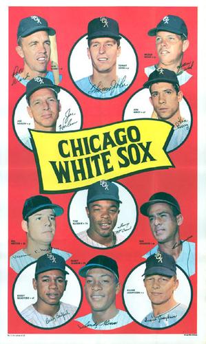 1969 Topps Team Posters #11 Chicago White Sox Front