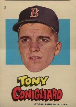 1967 Topps Stickers Boston Red Sox #3 Tony Conigliaro Front
