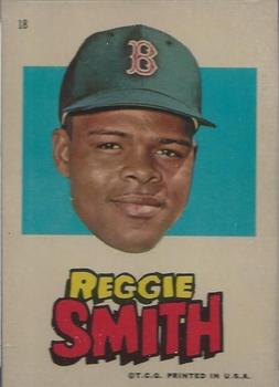 1967 Topps Stickers Boston Red Sox #18 Reggie Smith Front