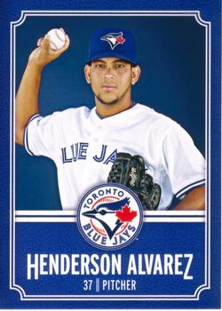 2012 Swing Into Summer Safety Toronto Blue Jays #NNO Henderson Alvarez Front