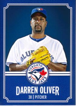 2012 Swing Into Summer Safety Toronto Blue Jays #NNO Darren Oliver Front