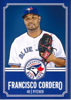 2012 Swing Into Summer Safety Toronto Blue Jays #NNO Francisco Cordero Front