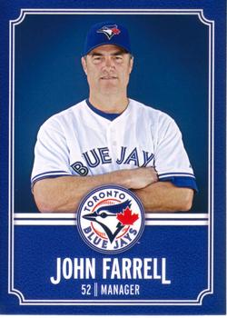 2012 Swing Into Summer Safety Toronto Blue Jays #NNO John Farrell Front
