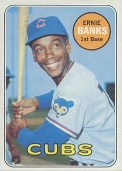 1969 Topps #20 Ernie Banks Front