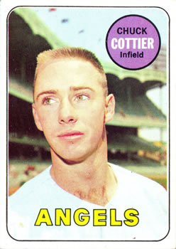 1969 Topps #252 Chuck Cottier Front