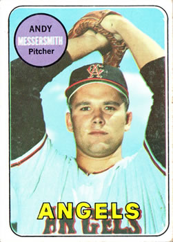 1969 Topps #296 Andy Messersmith Front