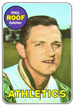 1969 Topps #334 Phil Roof Front