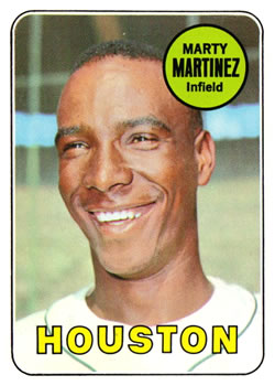 1969 Topps #337 Marty Martinez Front