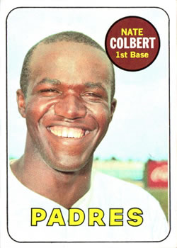 1969 Topps #408 Nate Colbert Front