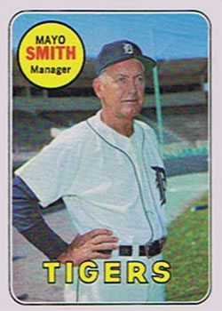 1969 Topps #40 Mayo Smith Front