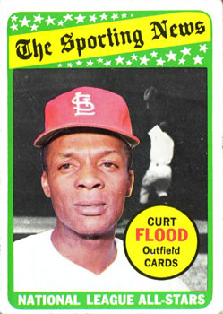 1969 Topps #426 Curt Flood Front