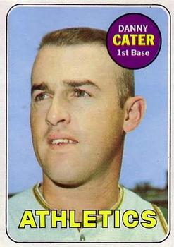 1969 Topps #44 Danny Cater Front