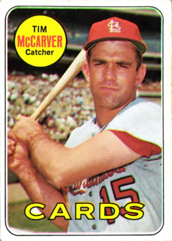 1969 Topps #475 Tim McCarver Front